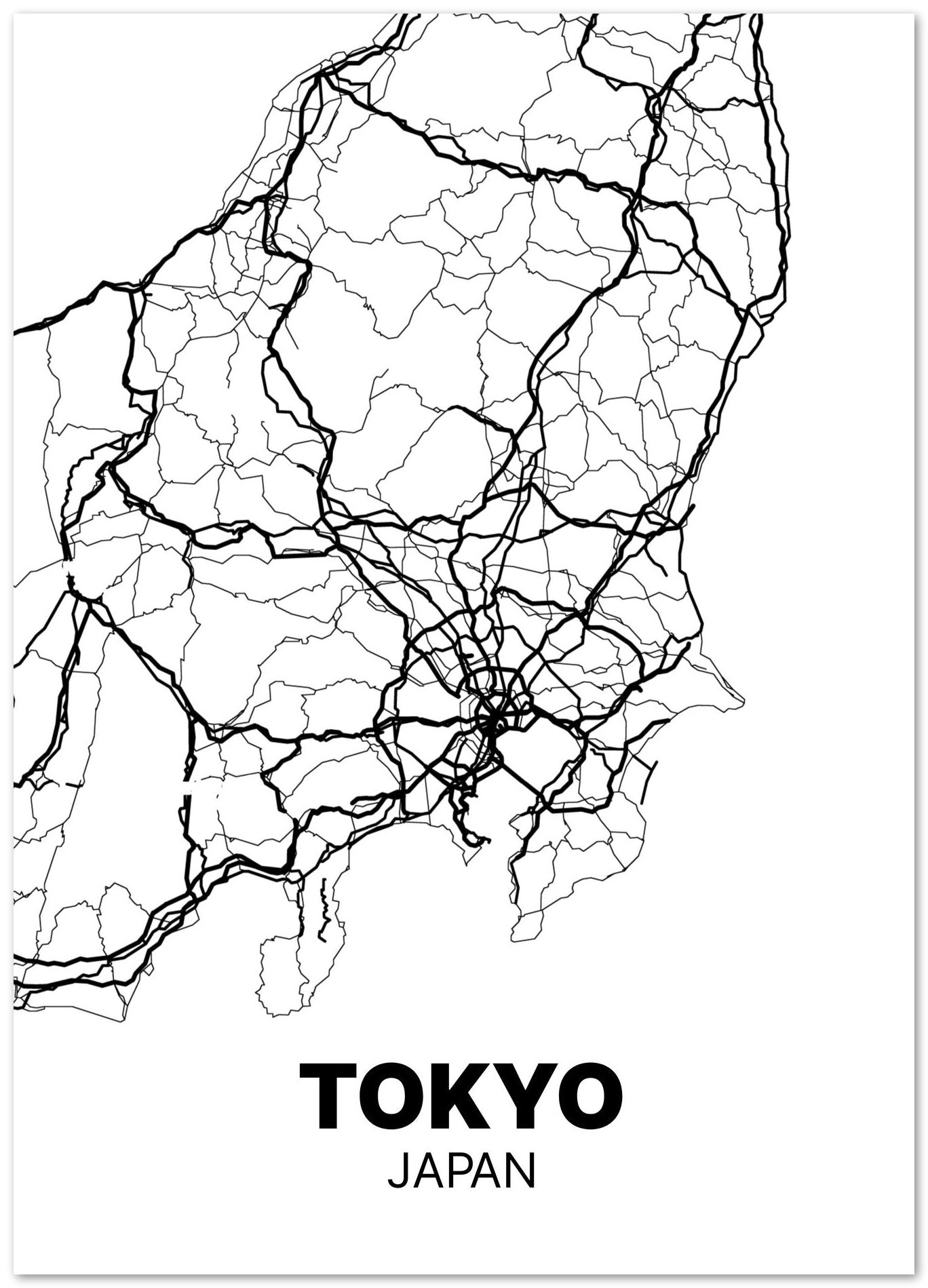 Tokyo Map - @VickyHanggara