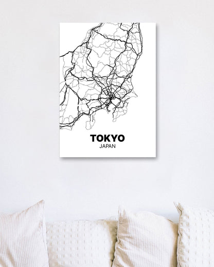 Tokyo Map - @VickyHanggara