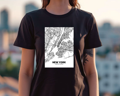 New York Map  - @VickyHanggara