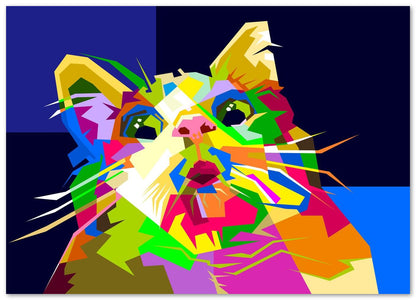 Funny Cat Pop Art - @Artkreator