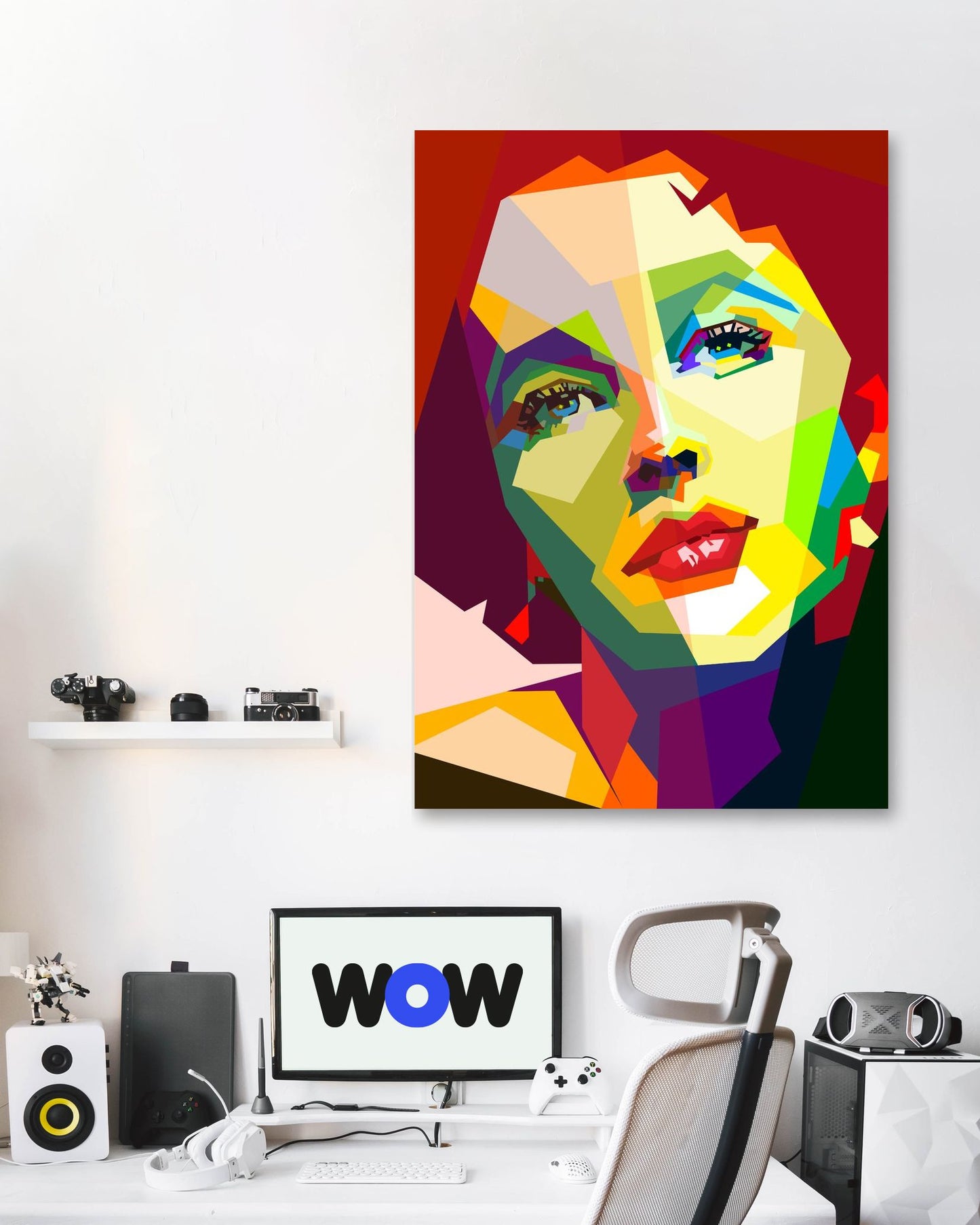 Elizabeth Taylor Pop Art WPAP - @Artkreator
