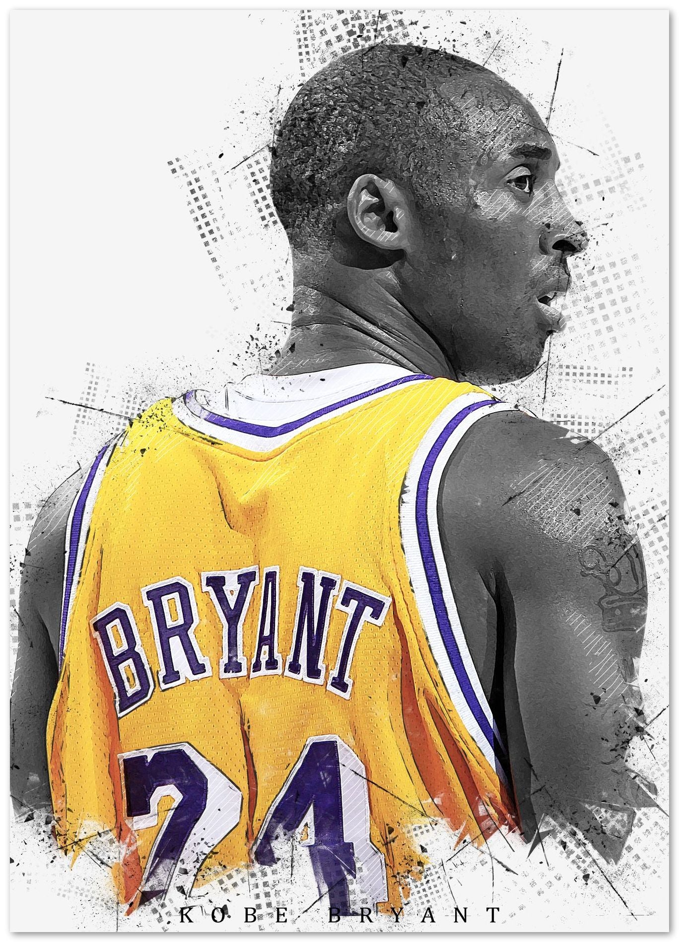 Kobe bryant abstract art 6 - @Sandy15