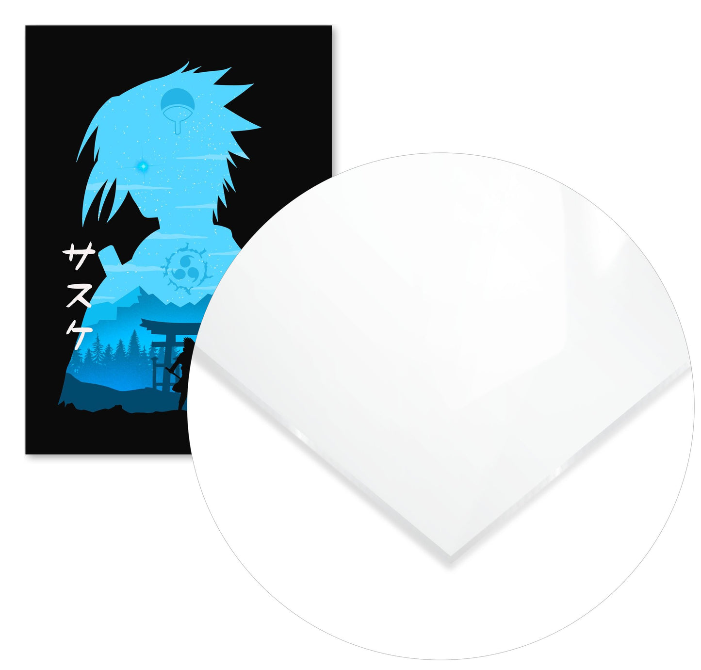 Minimalist Sasuke - @MyKido