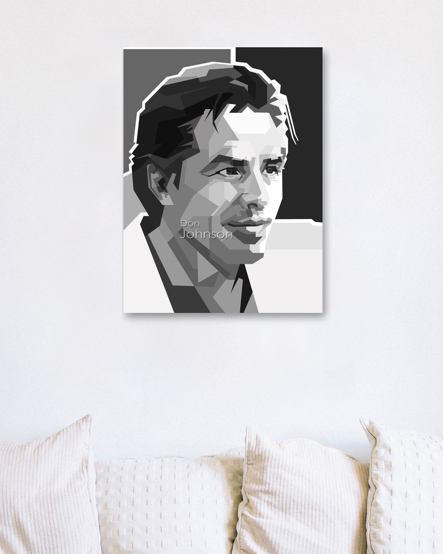 Don Johnson Actor Blackwhite - @Artkreator