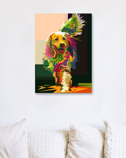 Dog Pet Pop Art - @Artkreator