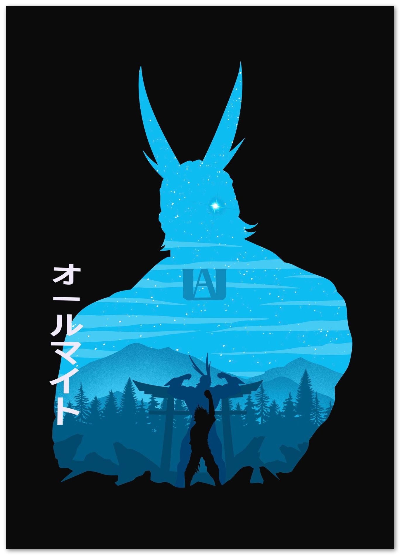 Minimalist All Might  - @MyKido