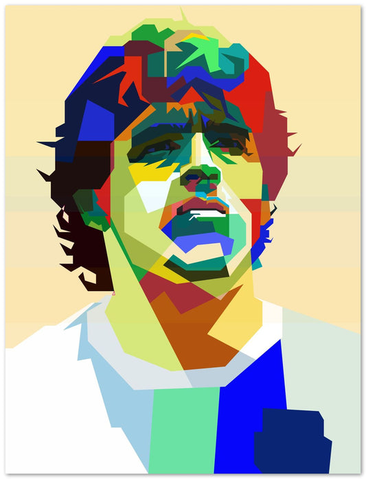 Maradona Pop Art WPAP - @Artkreator