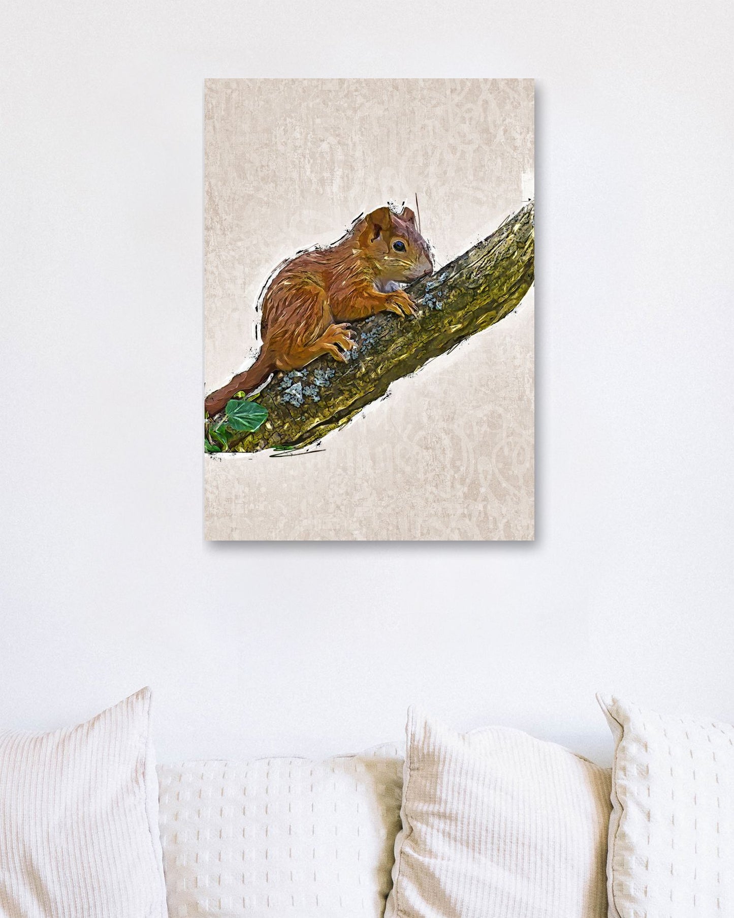 squirrel cute paintings - @TRANDINGPOSTER