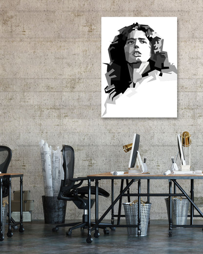 David Coverdale Rockstar Blackwhite - @Artkreator