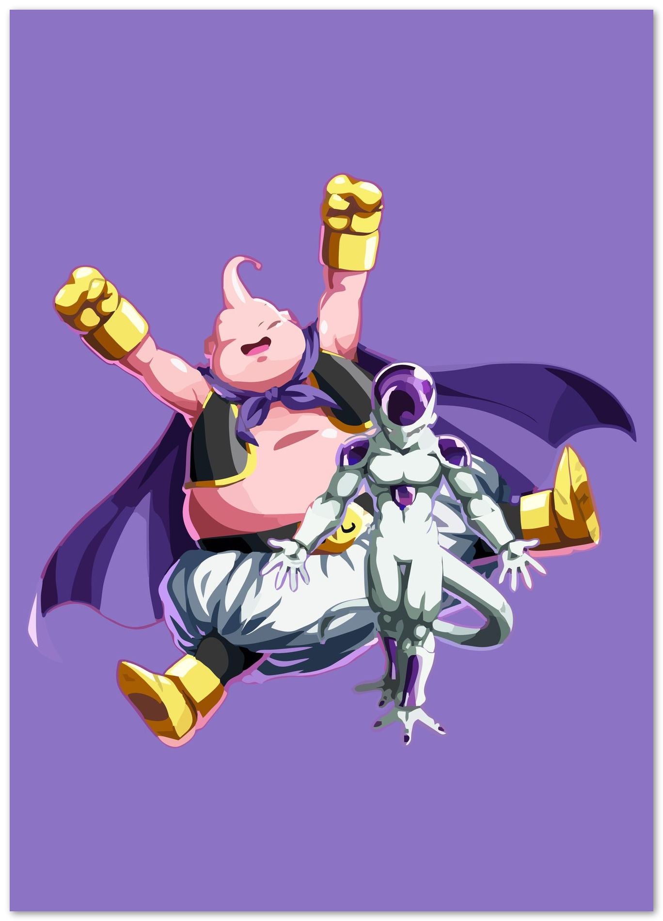 Buu and frieza Dragonball - @TRANDINGPOSTER