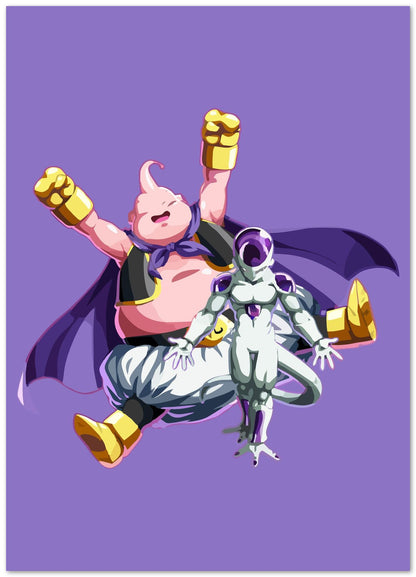 Buu and frieza Dragonball - @TRANDINGPOSTER