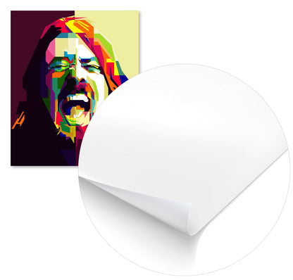 Dave Grohl Pop Art WPAP - @Artkreator