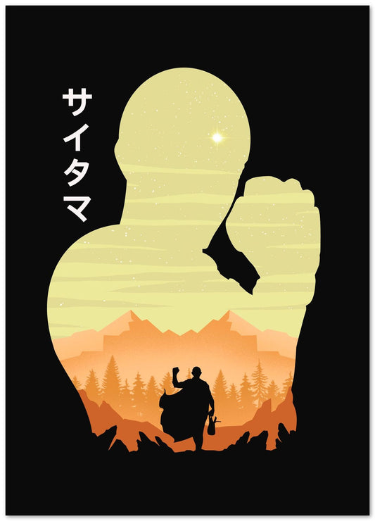 Minimalist One Punch Man - @MyKido