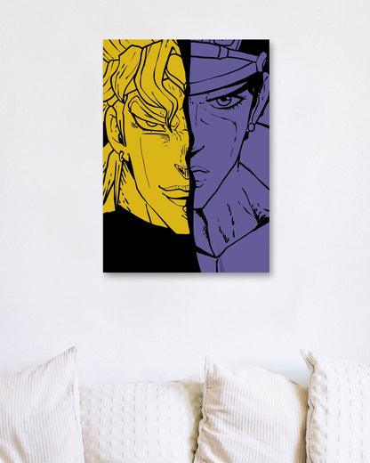 dio vs jotaro - @AMARMARUF