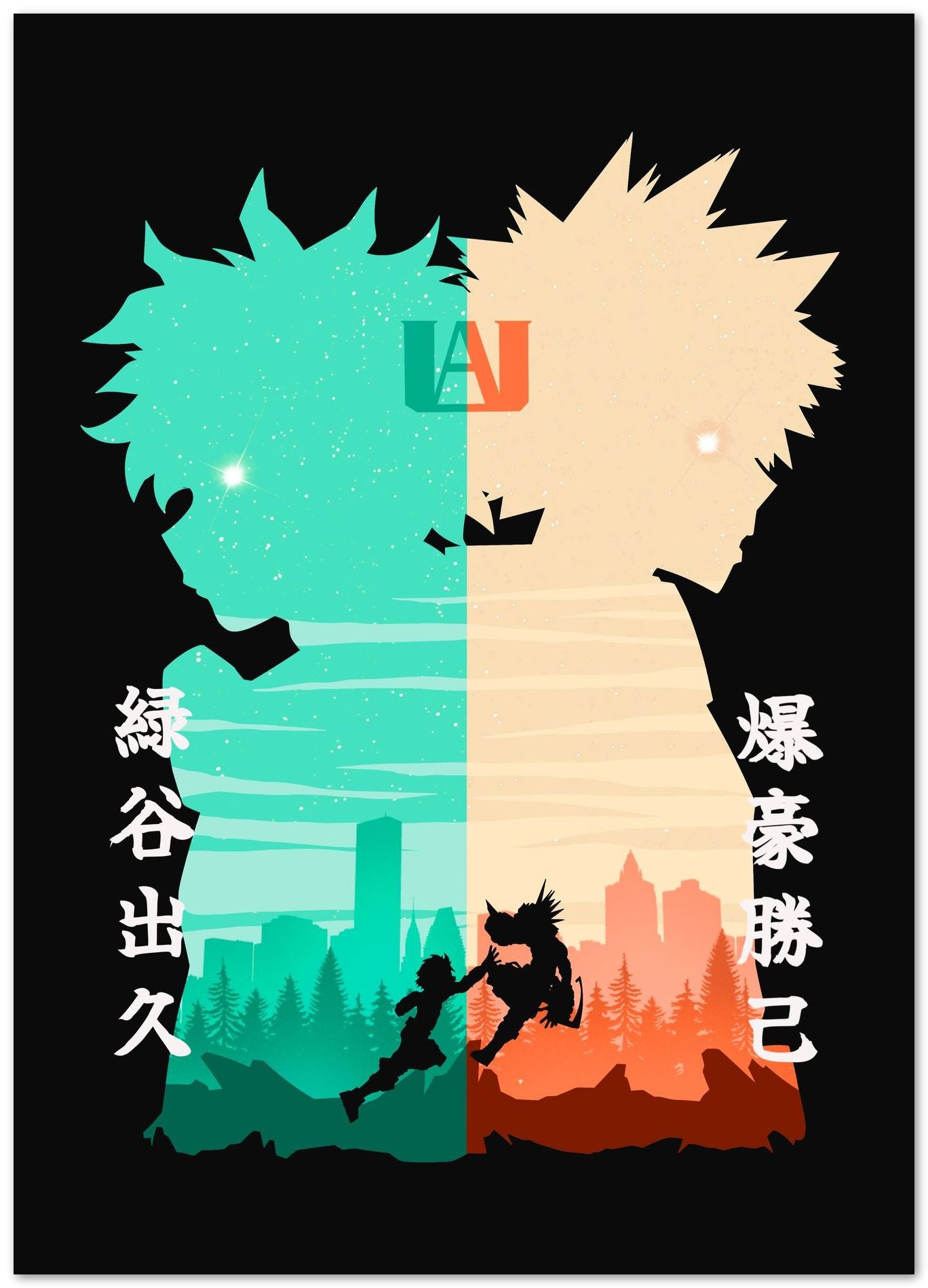 Minimalist Deku And Bakugo - @MyKido