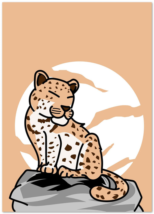 Chibi Leopard - @CoretanVector