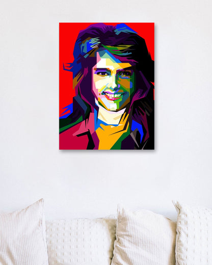 Brooke Shields Actress Pop Art WPAP - @Artkreator