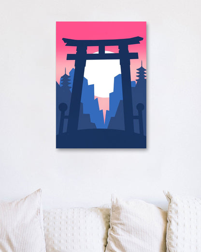 itsukushima torii castle Hiroshima - @elzart