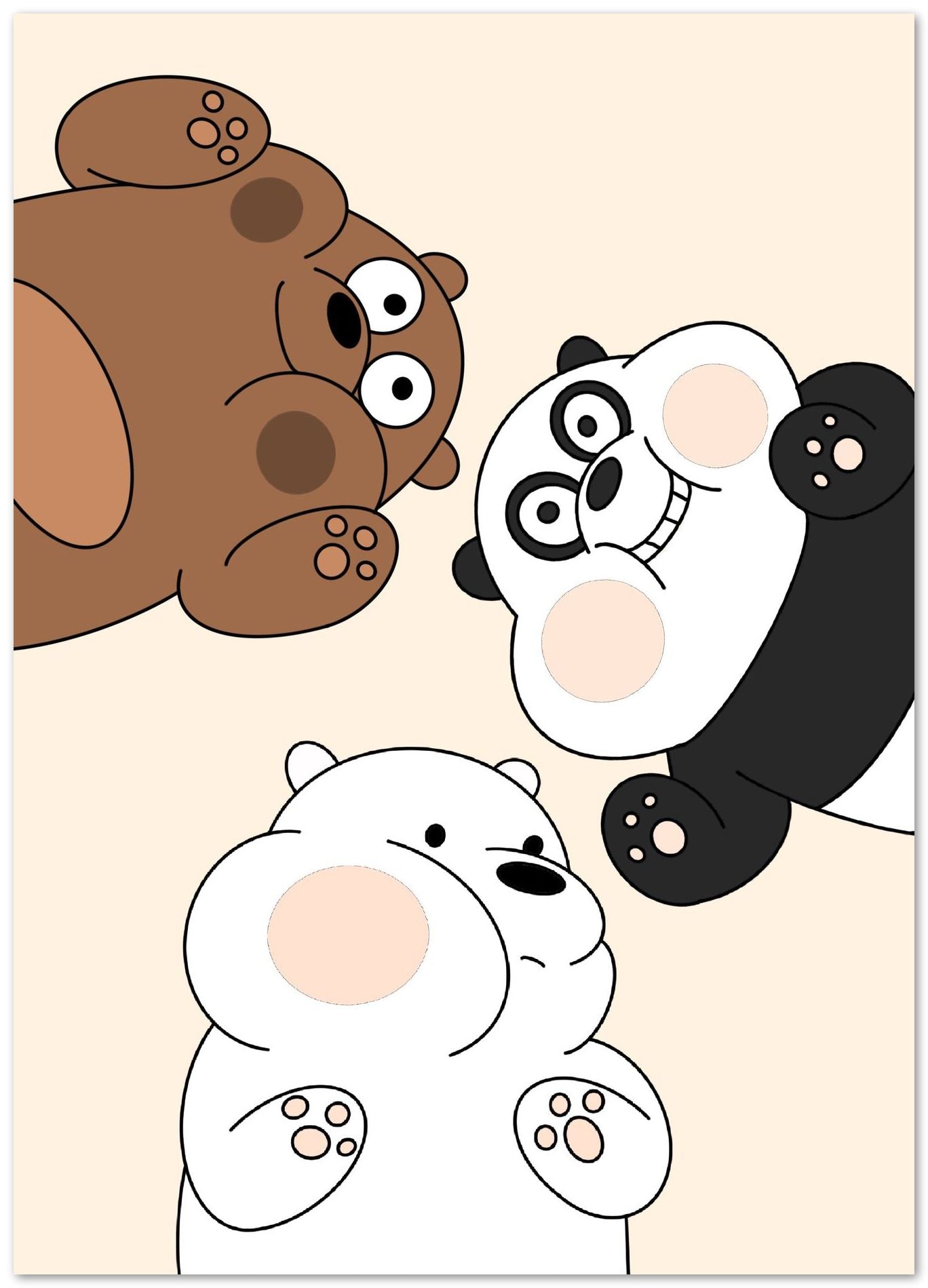 Cute We Bare Bears - @nueman