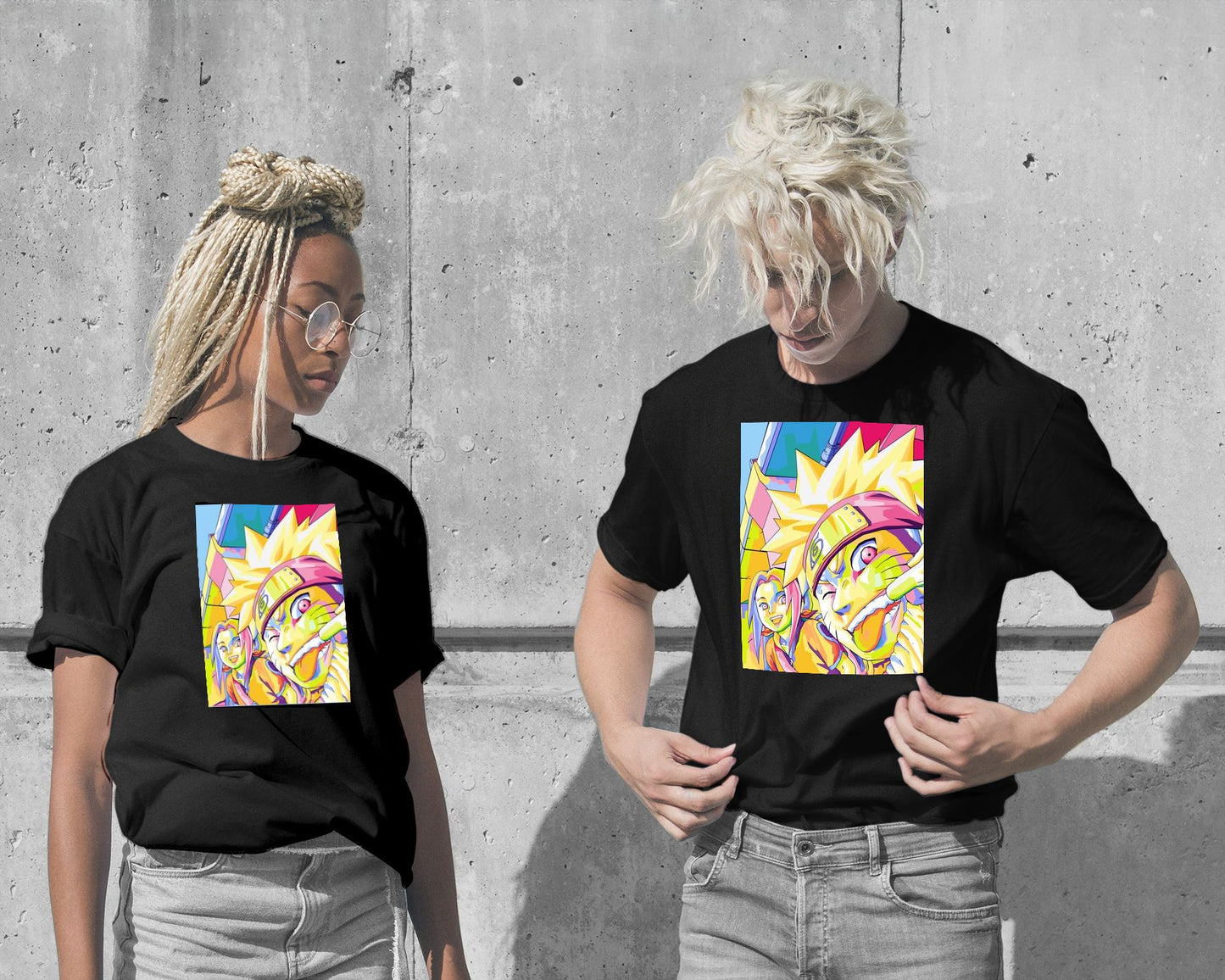 naruto and sakura wpap pop art - @hikenthree