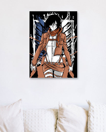 mikasa ackerman - @AMARMARUF