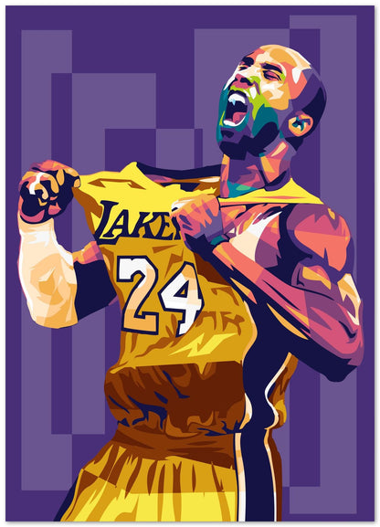 Kobe Bryant popart - @dhmsnm