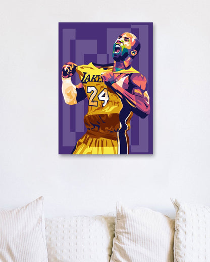 Kobe Bryant popart - @dhmsnm