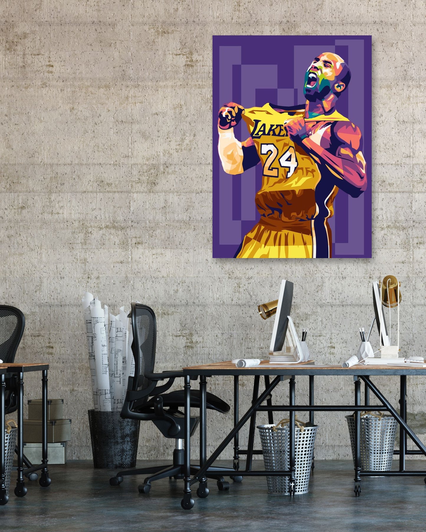 Kobe Bryant popart - @dhmsnm