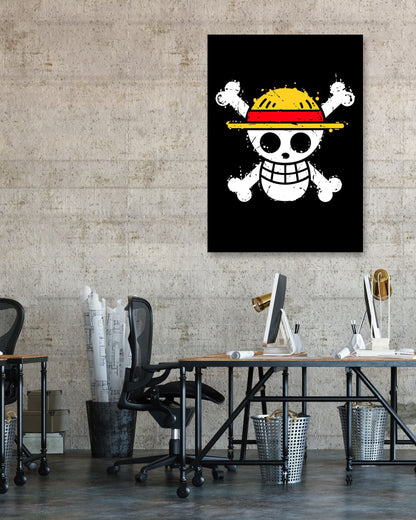 straw hat pirates logo - @AMARMARUF