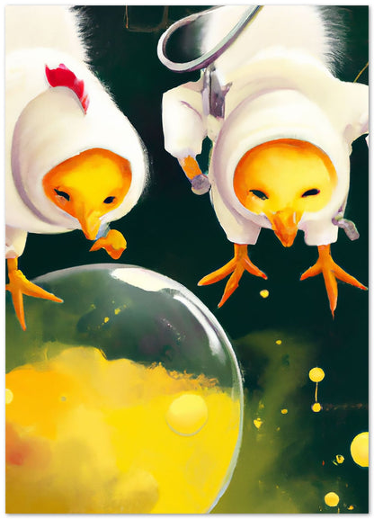 chicken Astronaut - @elzart