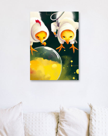 chicken Astronaut - @elzart