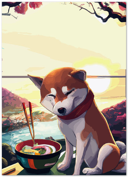 Dog aeting Noodles - @elzart