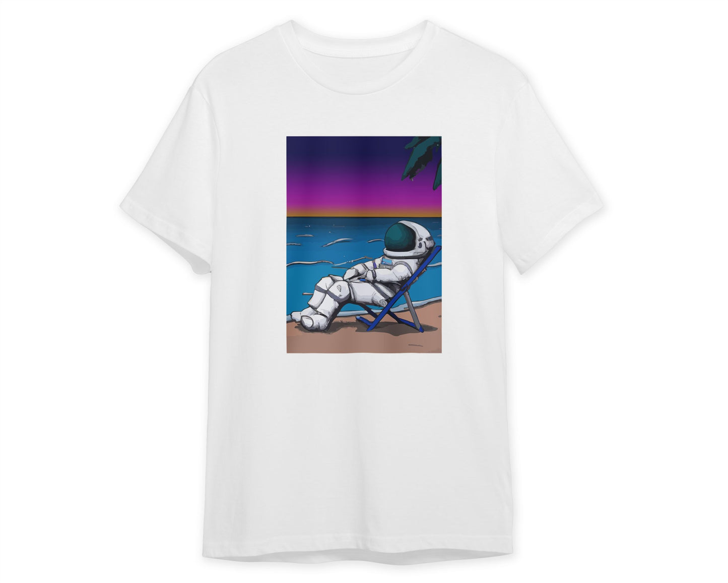 astronaut relaxing in beach - @elzart