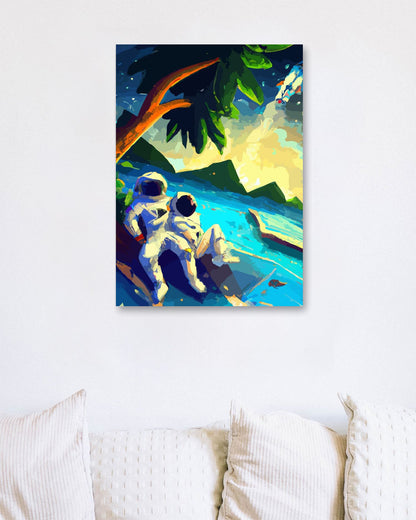 Couple astronaut Honeymoon - @elzart