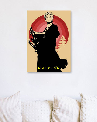 Roronoa Zoro Silhouette Vector - @saidisay