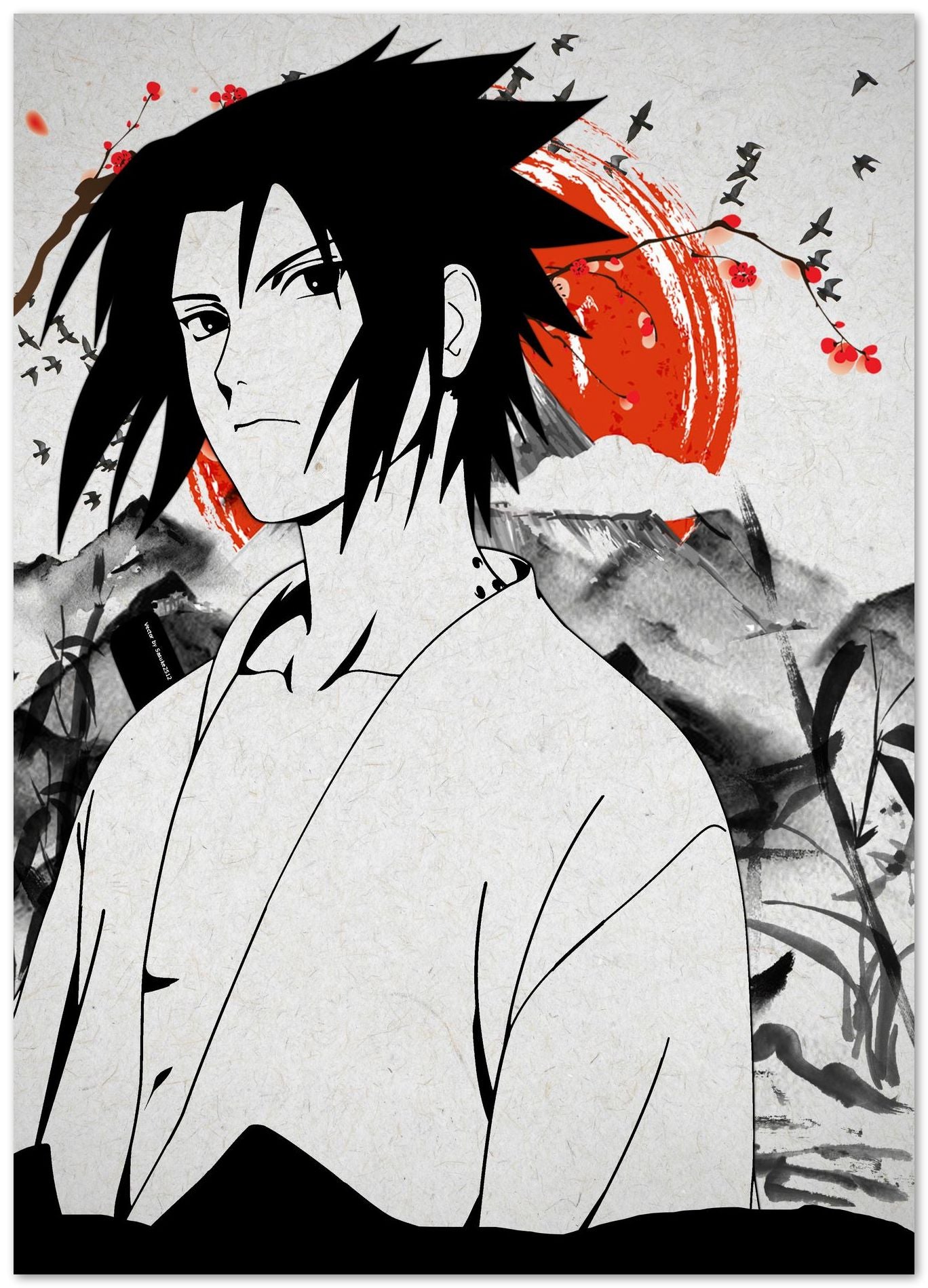 Sasuke Uchiha - @RezekiArt