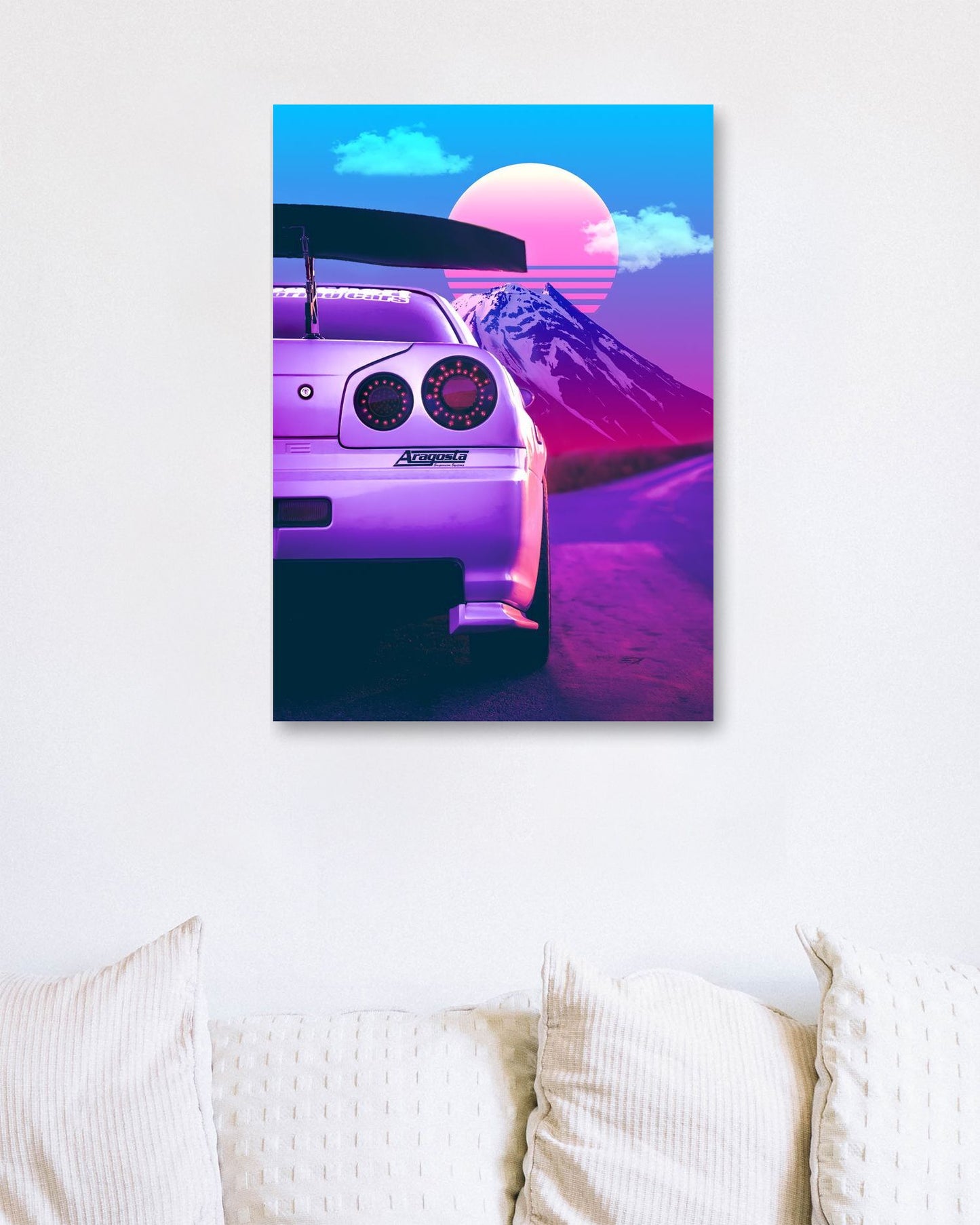 Nissan gtr vaporwave - @dhmsnm