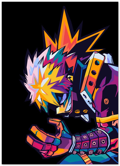 Bakugo wpap pop art - @AzlanXavier