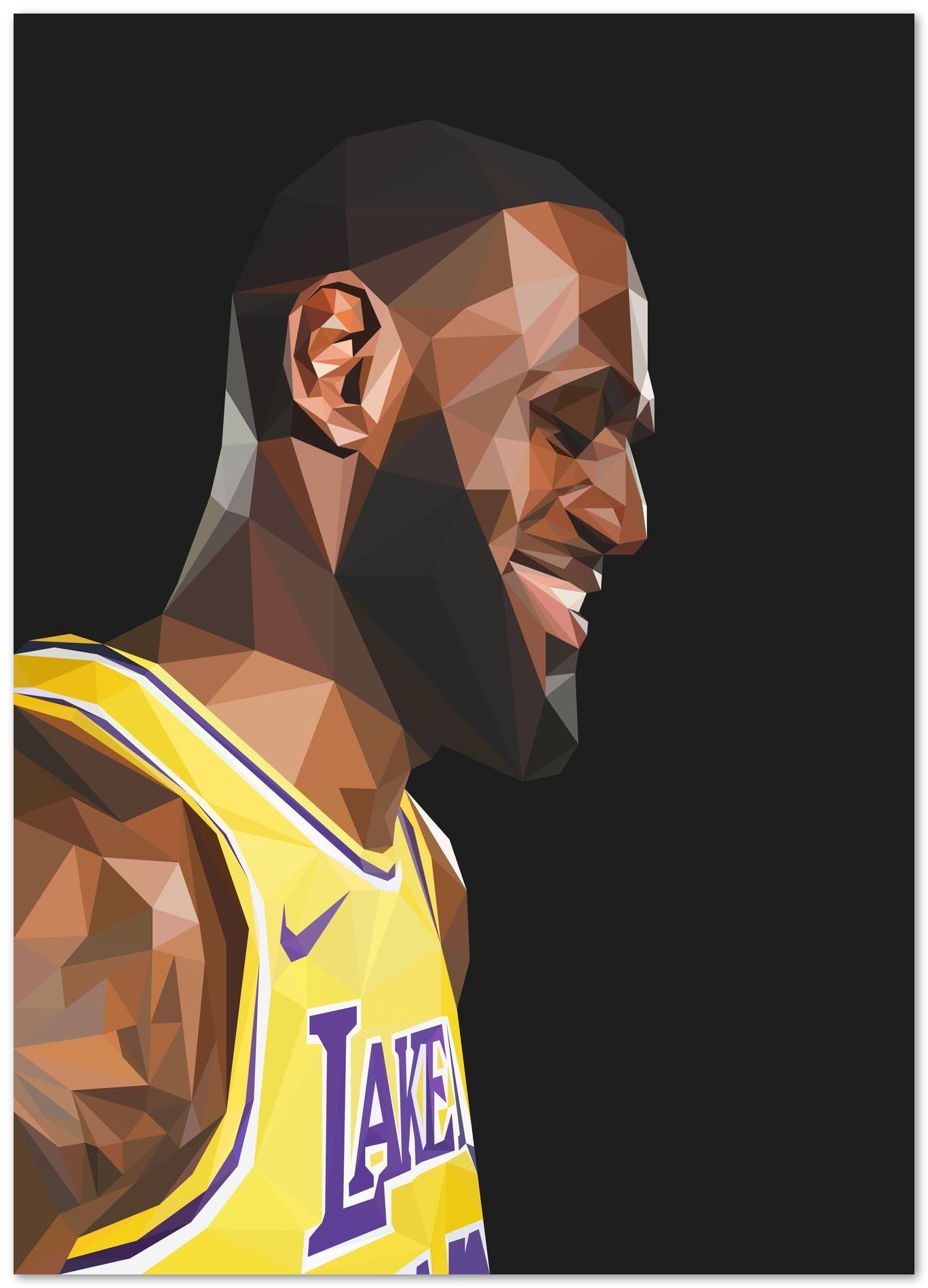 Lebron James Lowpoly - @YanzGallery