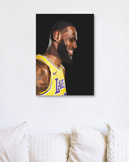 Lebron James Lowpoly - @YanzGallery