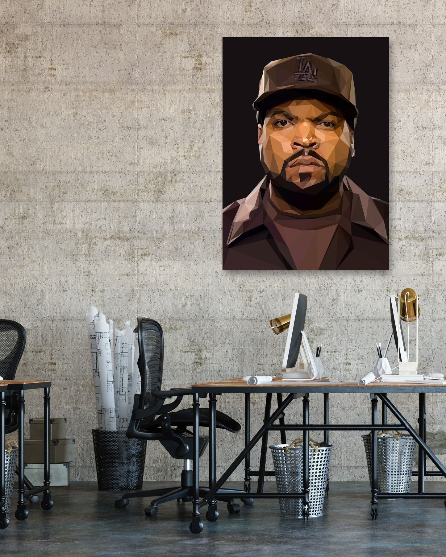 Ice Cube Lowpoly - @YanzGallery