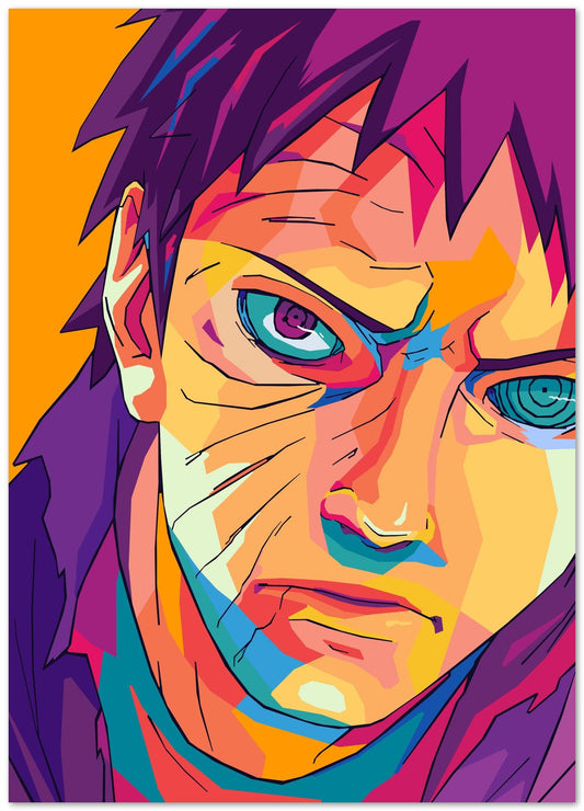 Obito wpap pop art - @AzlanXavier