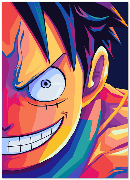 Luffy Wpap Pop Art - @AzlanXavier