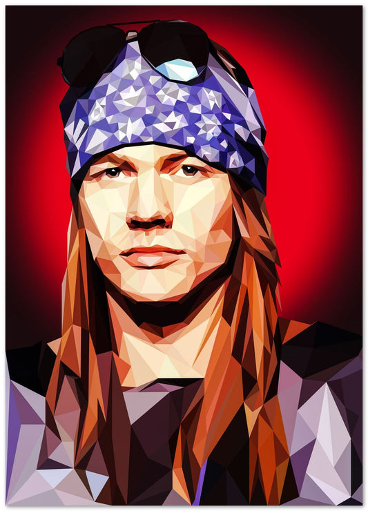 Axl Rose Lowpoly - @YanzGallery