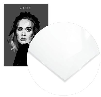 Adele B & W Lowpoly - @YanzGallery