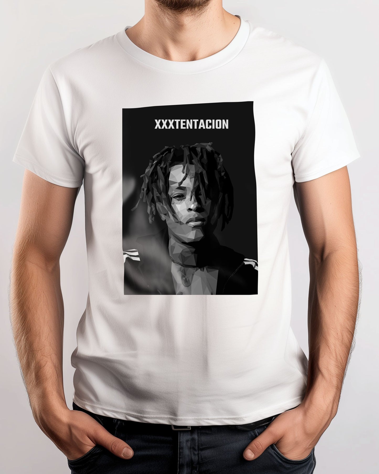 XXX Tentacion B & W Lowpoly - @YanzGallery