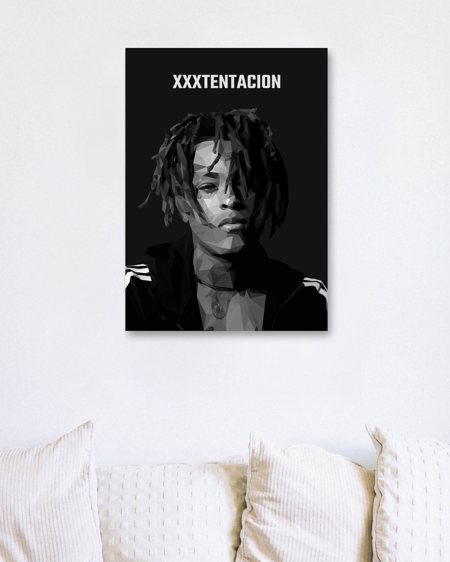 XXX Tentacion B & W Lowpoly - @YanzGallery