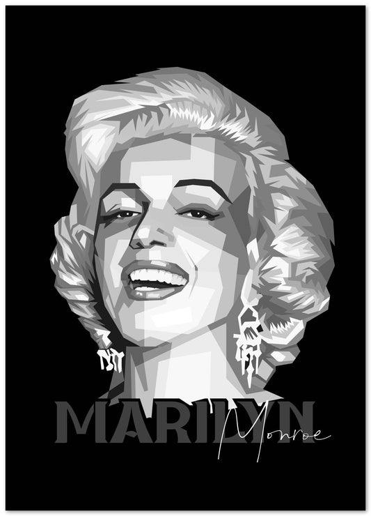 Marilyn Monroe Black White - @wpapmalang