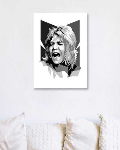 Randy Rhoads Black White - @wpapmalang