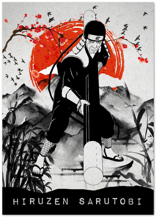 Hiruzen Sarutobi - @RezekiArt